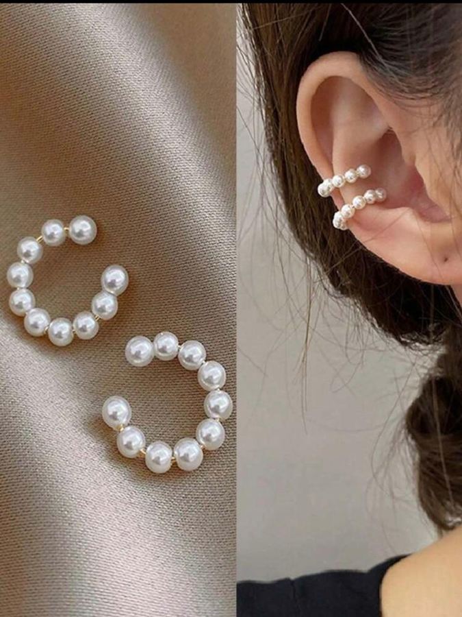 Earcuff Perlas