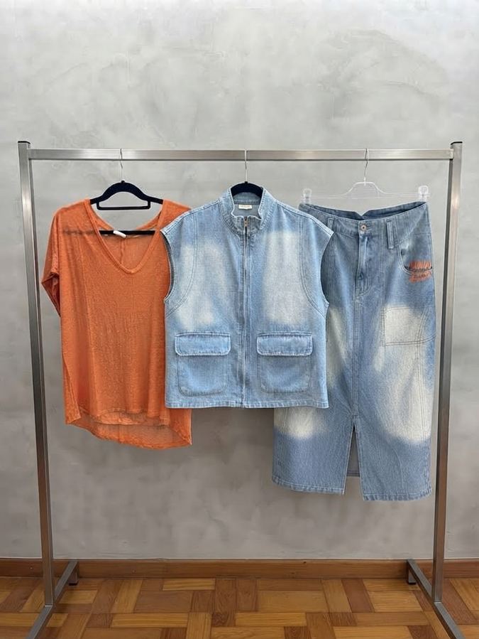 Chaleco de jeans Labiciano