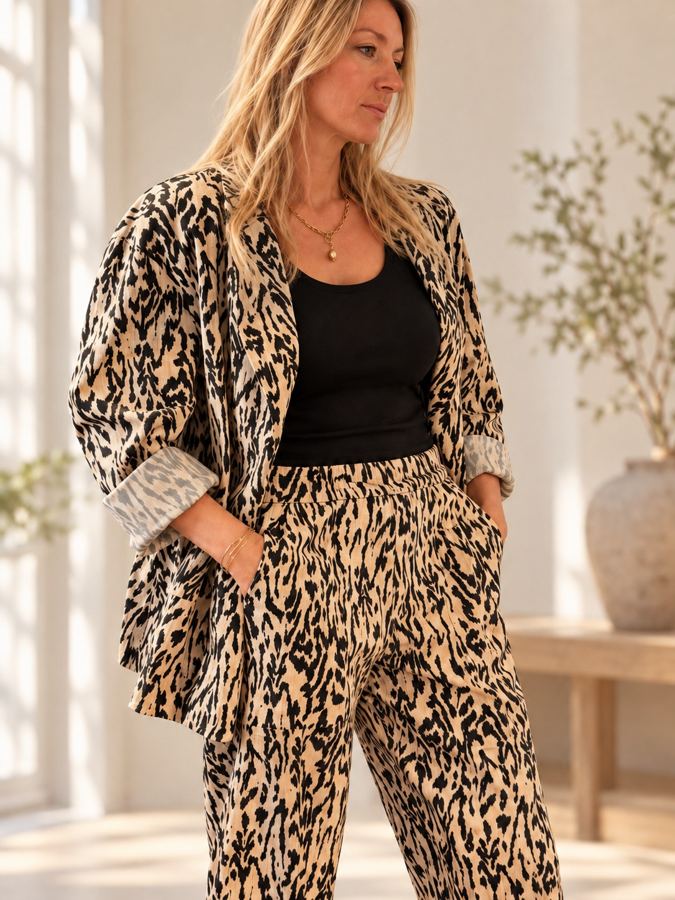 Chaqueta leopardo Peeler