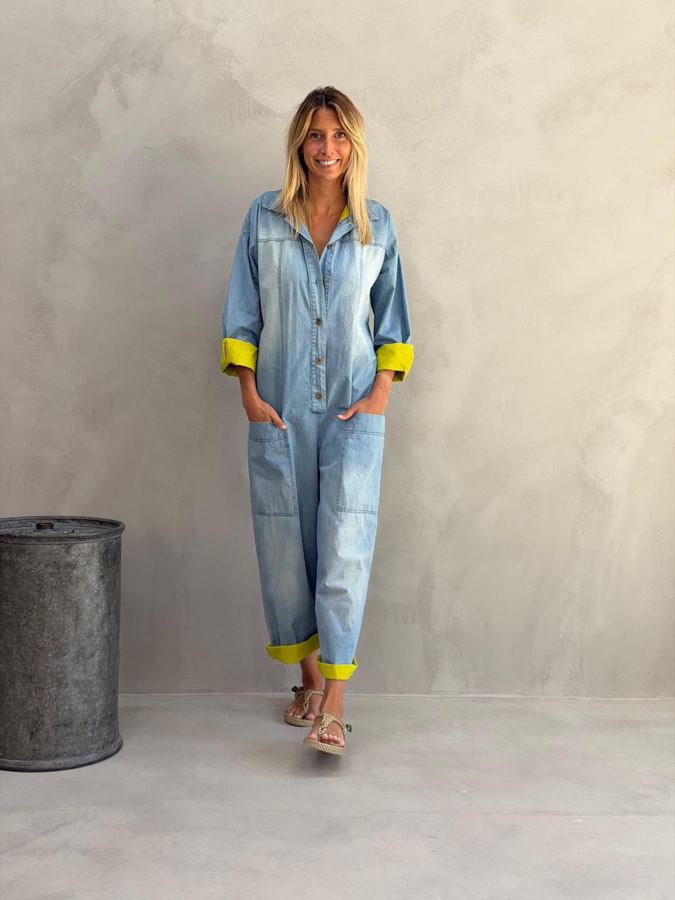 Enterito de jeans Rase Top